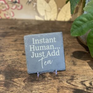 Image of tea slate coaster