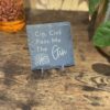 Slate Coaster Gin Lover