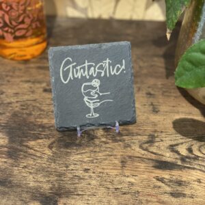 Slate Coaster Gin Lover