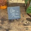 Slate Coaster Gin Lover