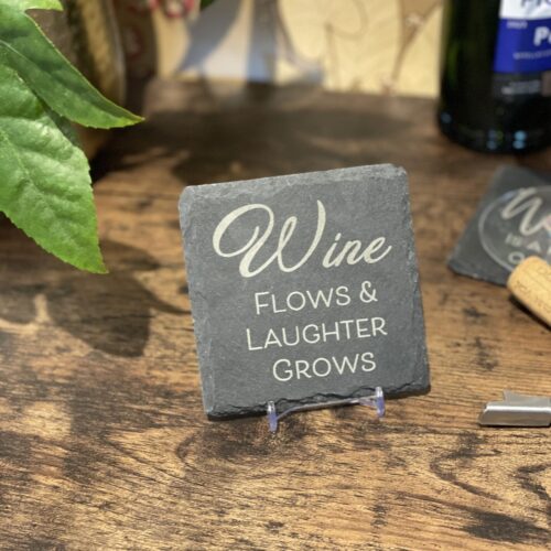 Slate Coaster Wine Lover Slate Coaster Wine Lover