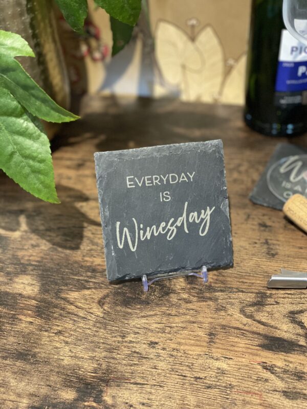 Slate Coaster Wine Lover
