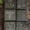 Slate Coaster Gin Lover Slate Coaster Gin Lover
