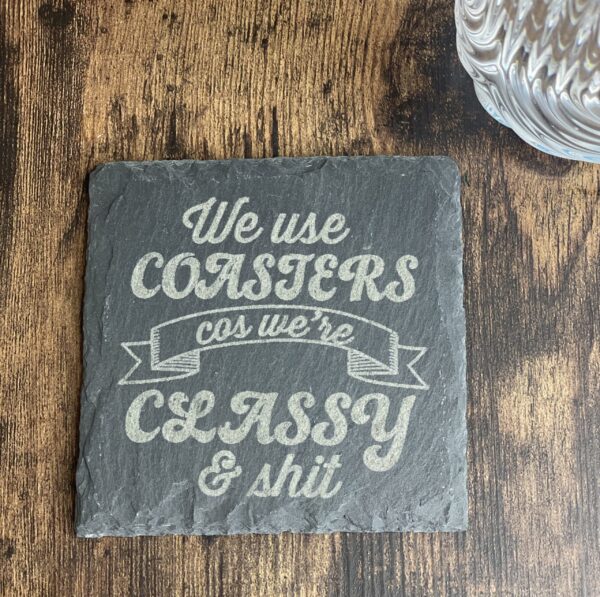 Cheeky Slate Coasters