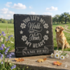 Pet Memorial Coaster – 10cm Engraved Pet Tribute