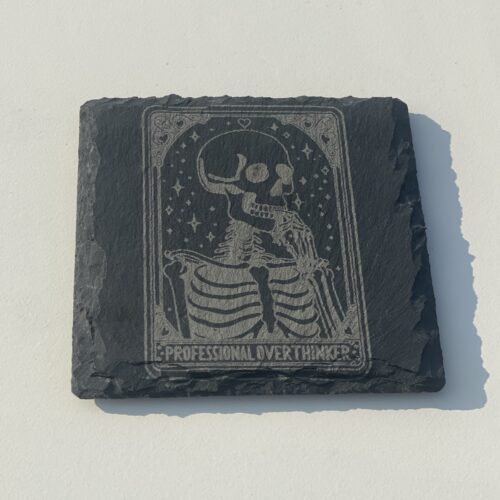 Professional Overthinker The Professional Overthinker Slate Coaster