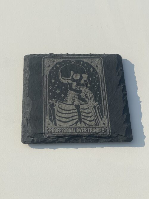 Professional Overthinker The Professional Overthinker Slate Coaster
