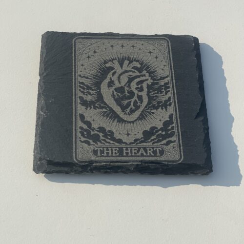 The Heart The Heart Slate Coaster