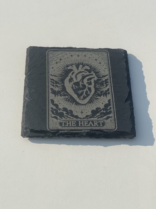 The Heart The Heart Slate Coaster