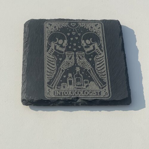 The Intoxicologist Slate Coaster