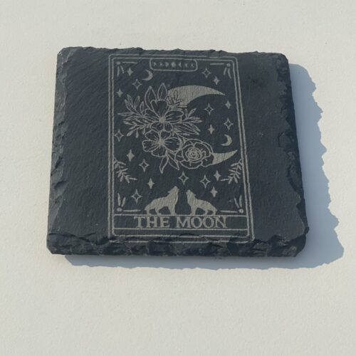 The Moon Slate Coaster