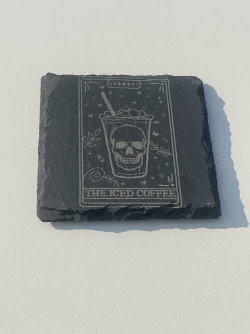 The Iced Coffee The Iced Coffee Mystic Slate Coaster