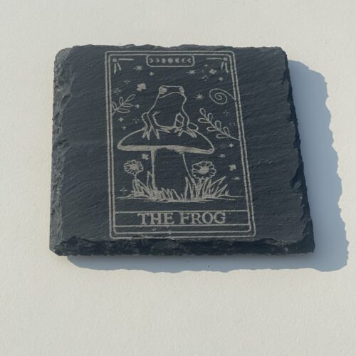 The Frog Slate Coaster