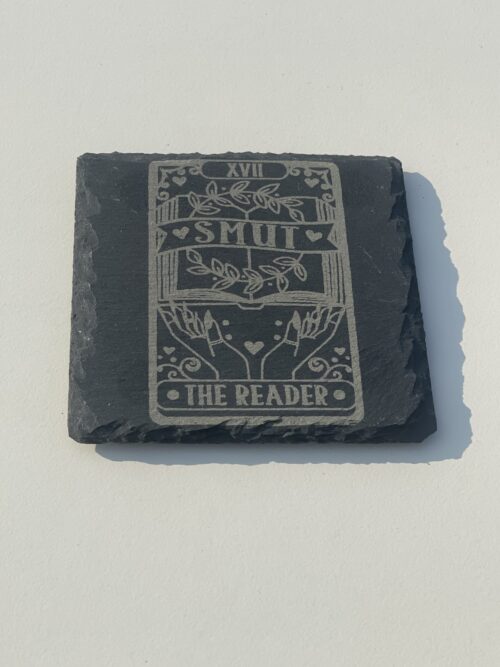 The Smut Reader Slate Coaster