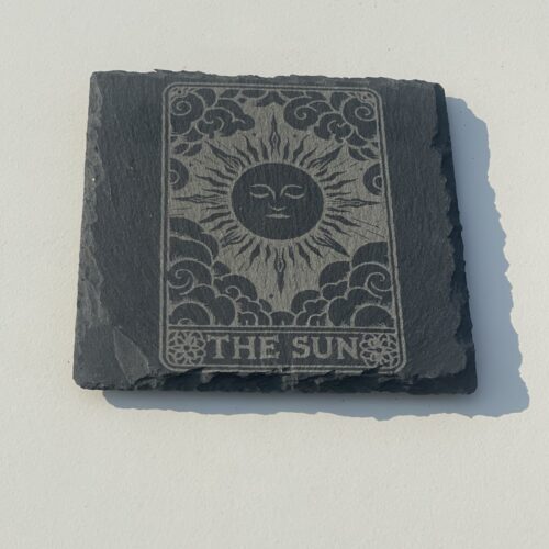 The Sun The Sun Mystic Slate Coaster