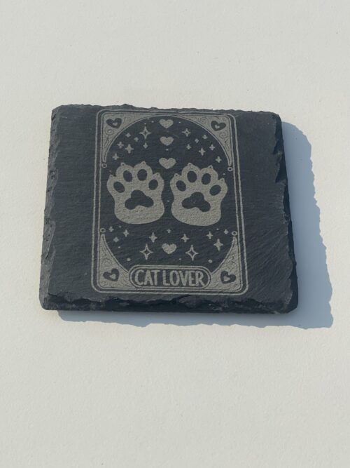 Cat Lover 2 The Cat Lover 2 Slate Coaster