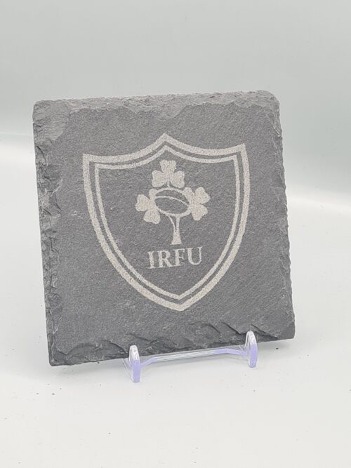 Complete Six Nations Rugby Slate Coasters with free holder