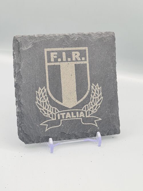 Complete Six Nations Rugby Slate Coasters with free holder
