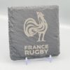 Complete Six Nations Rugby Slate Coasters with free holder