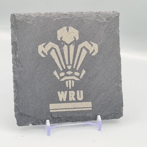 Wales Rugby Slate Coaster