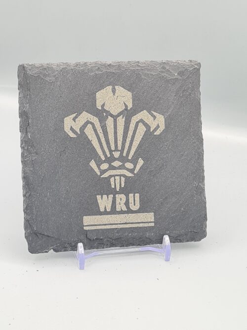 Complete Six Nations Rugby Slate Coasters with free holder
