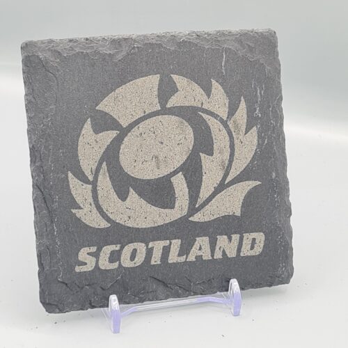 Scotland Rugby Slate Coaster