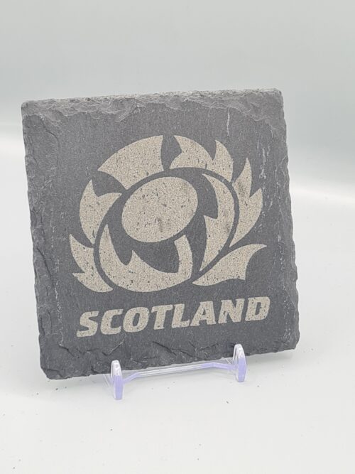 Complete Six Nations Rugby Slate Coasters with free holder
