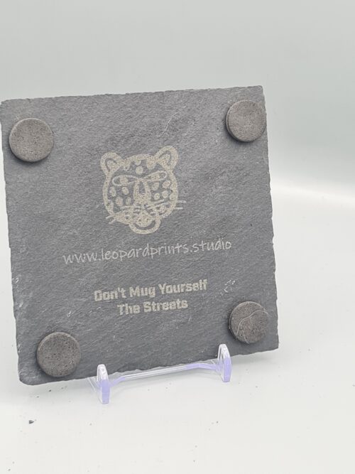 1000060948 Don't Mug Yourself Off Lyric Slate Coaster