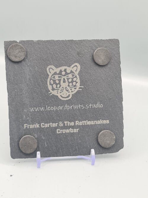 It's The Death Of Happiness Lyric Slate Coaster
