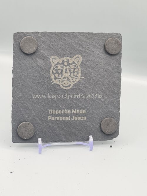 1000060953 Your Own Personal Jesus Lyric Slate Coasters