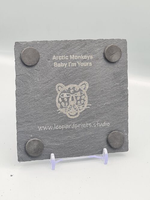 Baby I'm Yours Slate Lyric Coaster