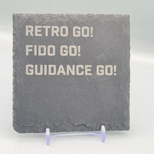 Retro Go! Lyric Slate Coaster