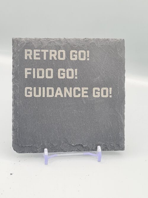 Retro Go! Lyric Slate Coaster