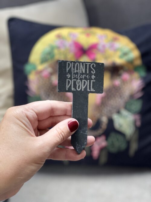 Plants Before People People Before Plants Slate Herb Garden Marker
