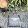 Mustang Mustang Slate Coaster – Engraved Natural Slate Car Gift