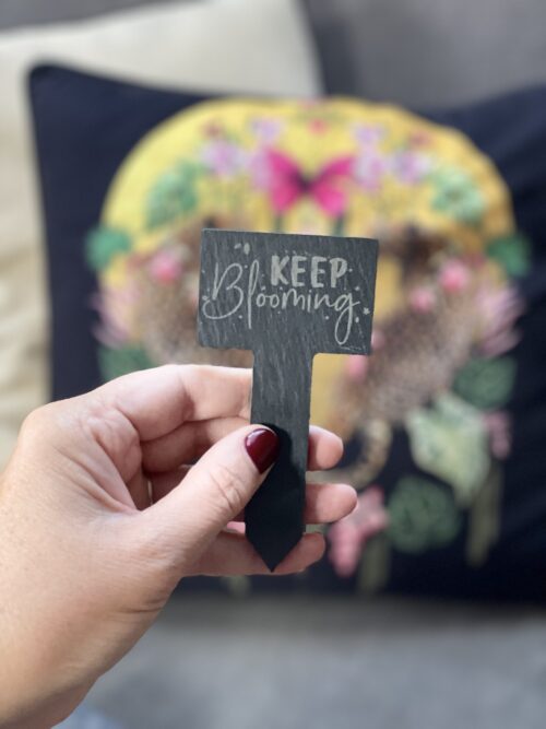 Keep Blooming Keep Blooming Slate Herb Garden Marker