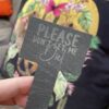 Please Don't Let Me Die Slate Herb Garden Marker