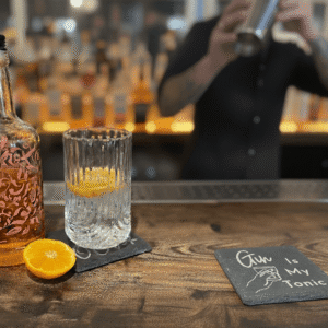 Gin Is My Tonic Slate Coaster