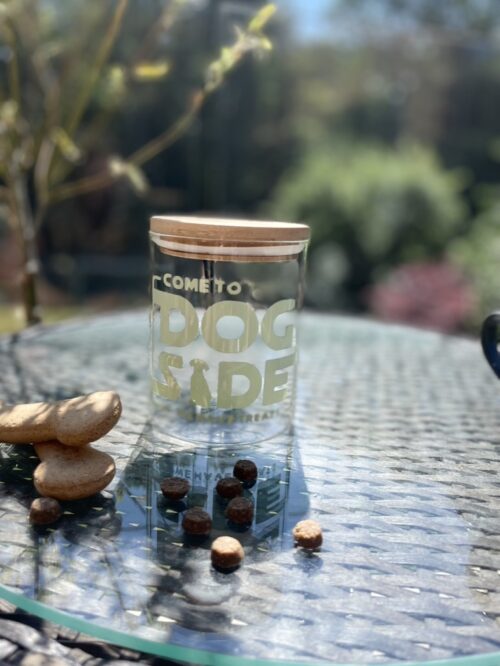 Come To The Dog Side Treat Jar Come To The Dog Side Treat Jar