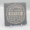 Old Fashioned Hot Cocoa Old Fashioned Hot Cocoa Slate Coaster – Rustic Christmas Slate Gift