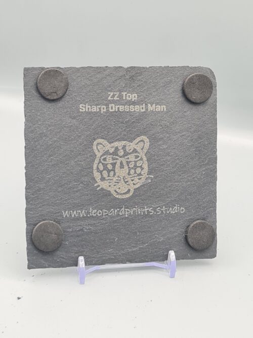 1000060961 Black Shades White Gloves Lyric Slate Coasters