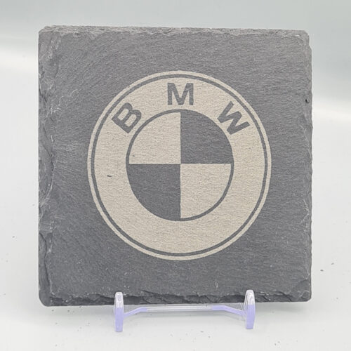 BMW_Slate_Coaster_5 BMW Slate Coaster – Engraved Natural Slate Car Gift