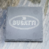 Bugatti Slate Coaster – Engraved Natural Slate Car Gift