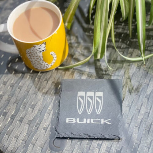 Buick Slate Coaster – Engraved Natural Slate Car Gift