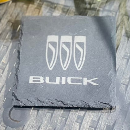Buick Slate Coaster – Engraved Natural Slate Car Gift
