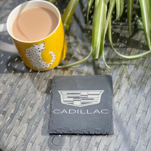 Cadillac Slate Coaster – Engraved Natural Slate Car Gift