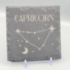 Capricorn_slate_coaster (1) Capricorn Slate Coaster – Zodiac Star Sign Engraved Natural Slate Gift