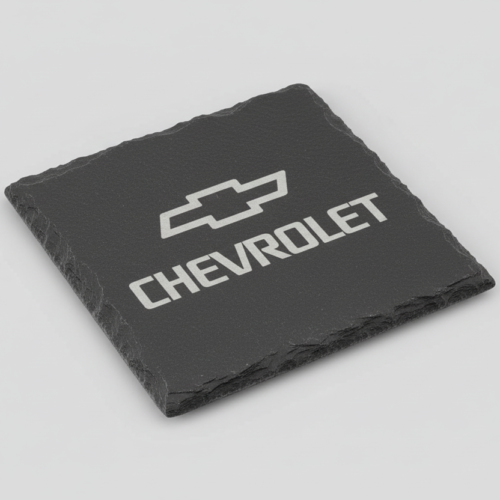 Chevrolet Slate Coaster – Engraved Natural Slate Car Gift