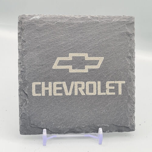 Chevrolet Slate Coaster – Engraved Natural Slate Car Gift