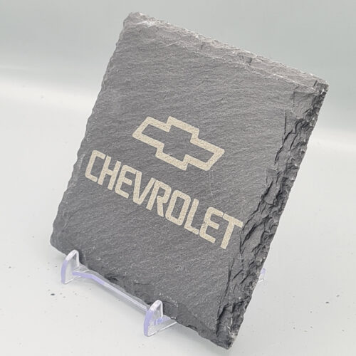 Chevrolet Slate Coaster – Engraved Natural Slate Car Gift